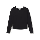 Izzy French Terry Sweatshirt With Satin Cuffs