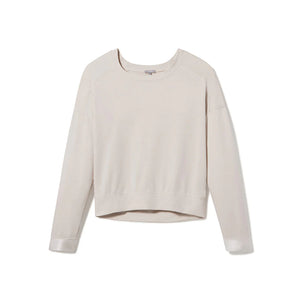 Izzy French Terry Sweatshirt With Satin Cuffs