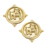 Bulldog Stud Earrings