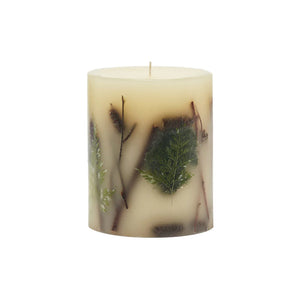 Small Round Botanical Candle / Forest