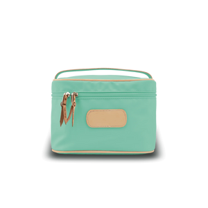 Makeup Case - Mint Coated Canvas