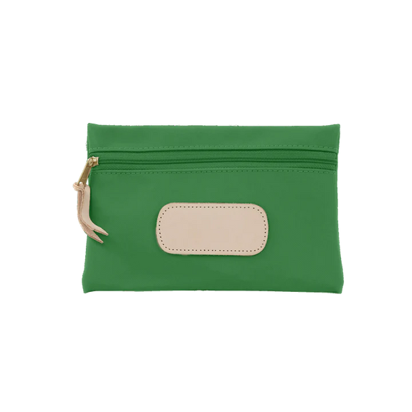 Pouch - Kelly Green Coated Canvas