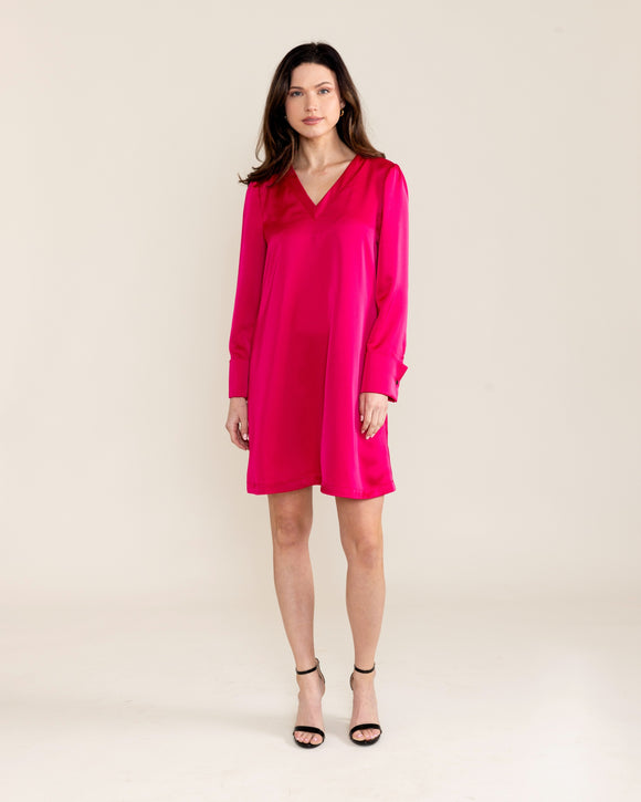 Neon Pink Alden Dress