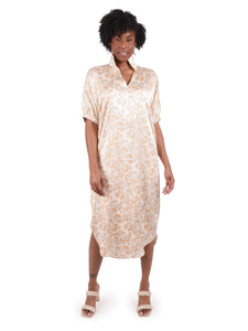 Poppy Caftan - Neutral Freckle Spot Cheetah