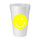 "BE HAPPY PLAY MAHJ" FOAM CUPS