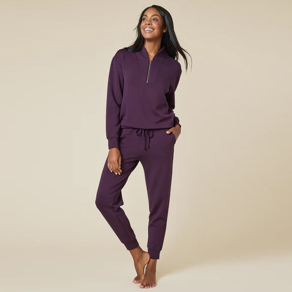 DreamTech 1/4 Zip Jogger Set - Fig