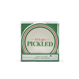 Set of 24 Pickleball Paper Coasters in Gift Box