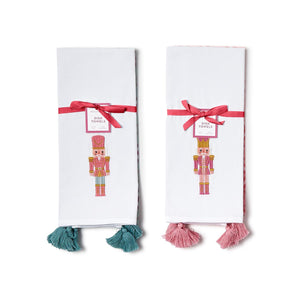 2 Nutcracker Dish Towels