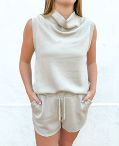 Ivory Ellen Cowl Tank