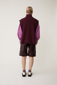 Pacome Prune Sweater Vest