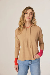 Camel Whipstitch Hoodie