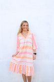 Fabrizia Milos White Neon Dress