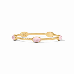 Ivy Stone Bangle Iridescent Rose