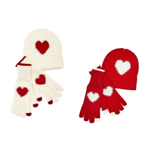 Love You Hat and Glove Set