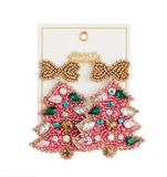 Holiday Beaded Earrings