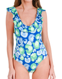 Lola One-Piece - Sea Glass Spot
Cheetah/Deco Palm