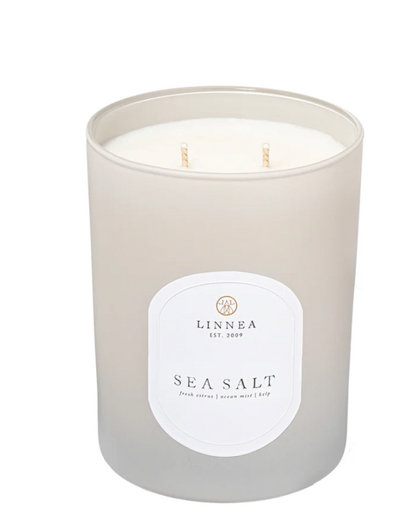 Sea Salt Large 2-wick Candle