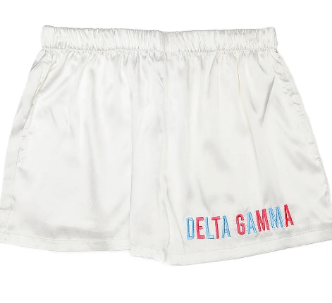 Delta Gamma Satin PJ Short