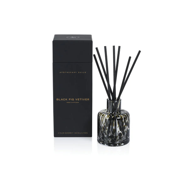 AG Opal 120 ml Glass Reed Diffuser in Gift Box - Black Fig Vetiver