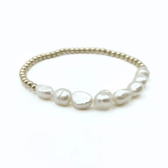 Baroque Pearl Bracelet in 14k Gold-Filled