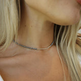 Free Spirit Choker with Gold Filled Beads