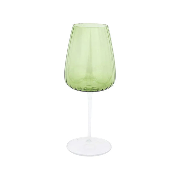 Francesca Green Wine Glass