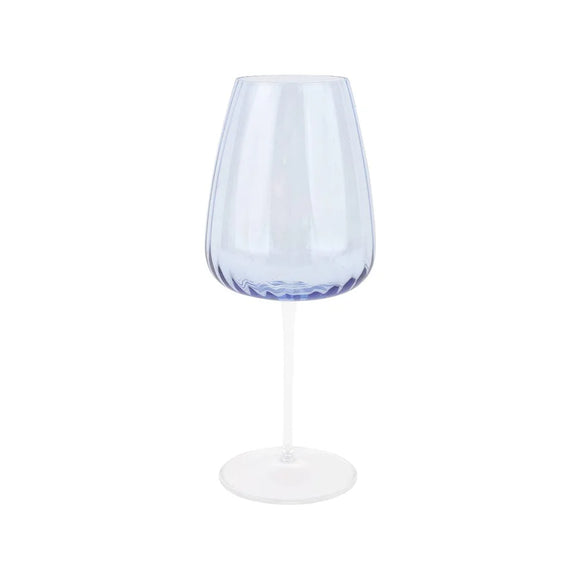 Francesca Light Blue Wine Glass