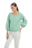 Blue Leopard Go Lightly Top