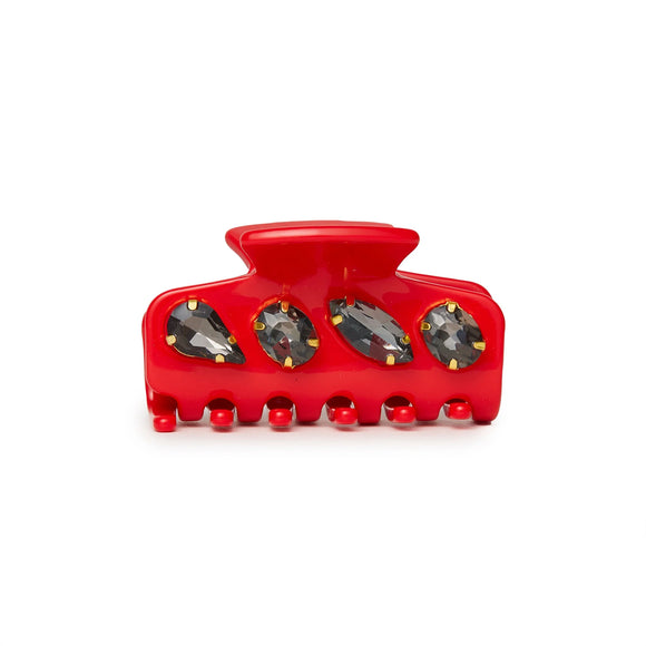 Ladybug Mini Crystal Claw Clip