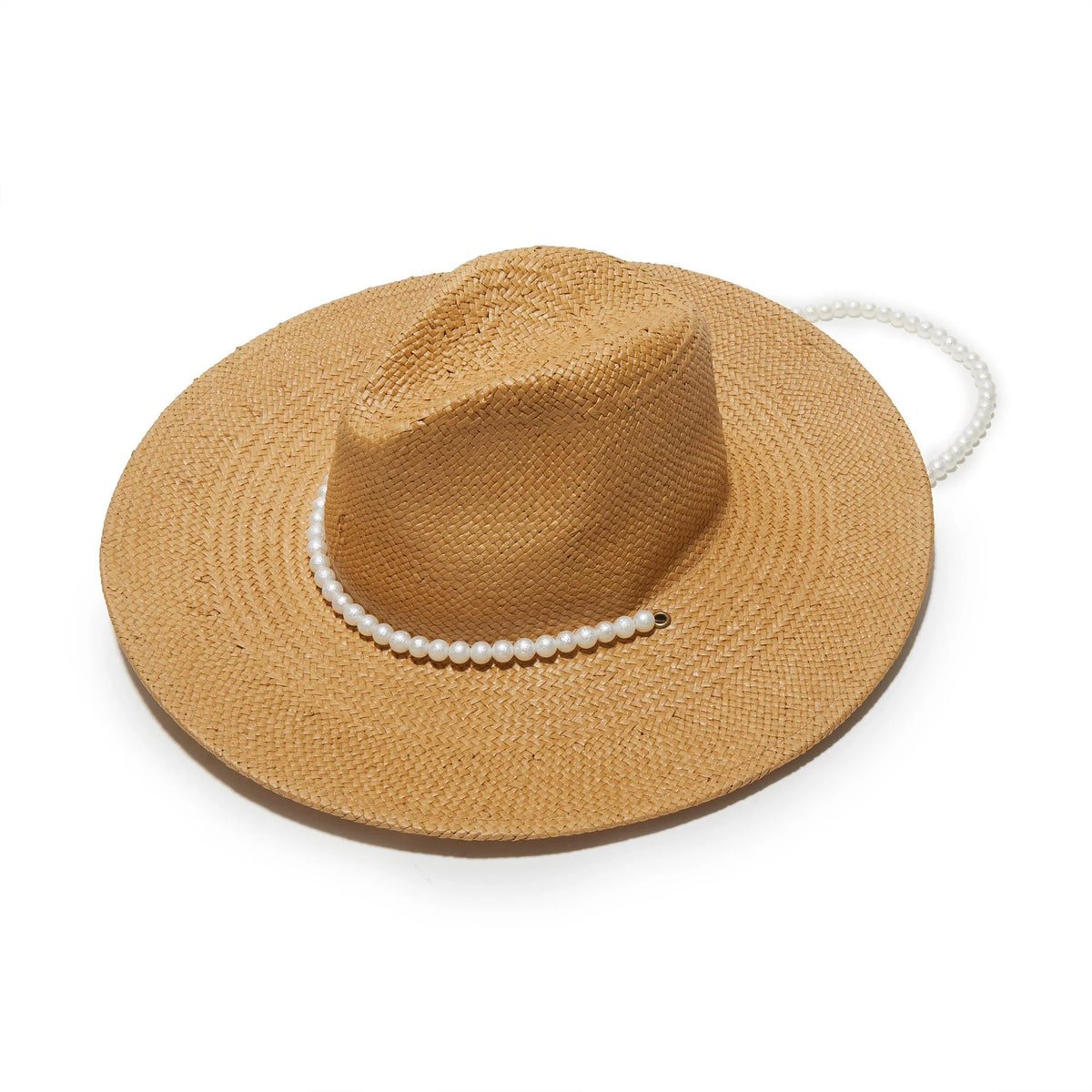 Natural Pearl Edge Straw Hat – The Olive Tree