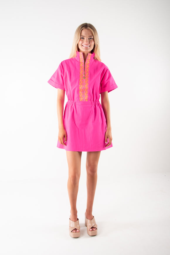 Pink Glo Pullover Dress