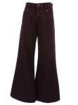 Dark Cherry Conrad High Rise Wide Leg