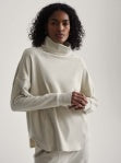 Cement Marl Rainer Roll Neck Jumper