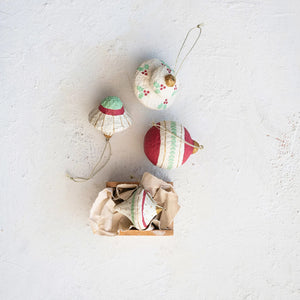 Handmade Paper Mache Ornament