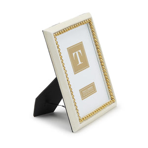 Gold Beads 5 x 7 Photo Frame