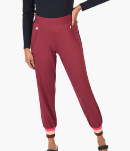 Downtown Burgundy Joggers