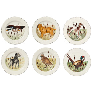 WILDLIFE ASSORTED SALAD PLATES