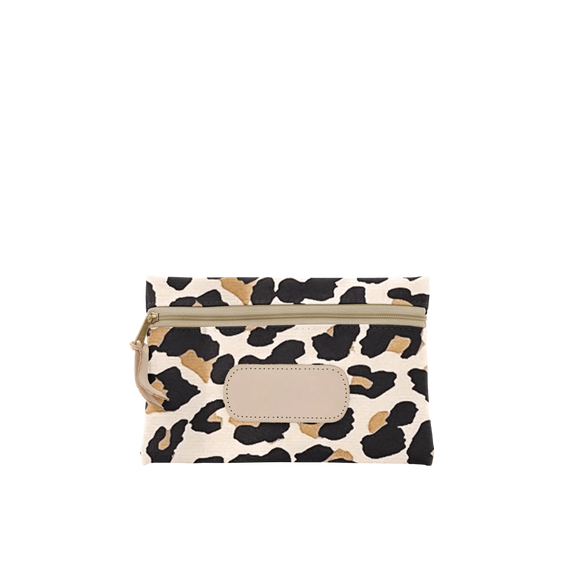 Pouch - Leopard Coated Canvas