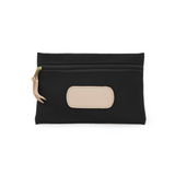 Pouch - Black  Coated Canvas